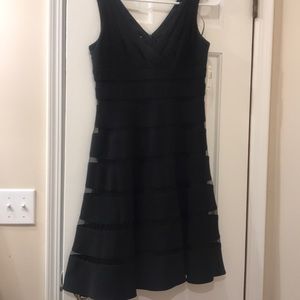 NWT black a line dress